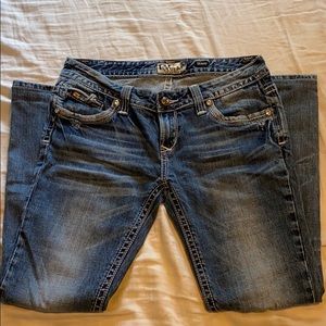 Express “Rerock” skinny jeans